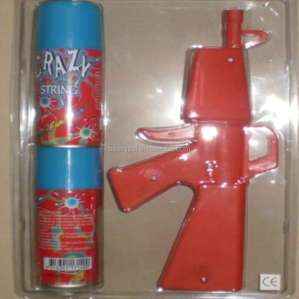 Silly Crazy Party Spray String Gun Buy Party String With Gun,Carzy