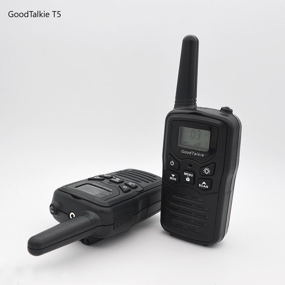 GoodTalkie T5 long range two way radios travel walkie talkie 6 km