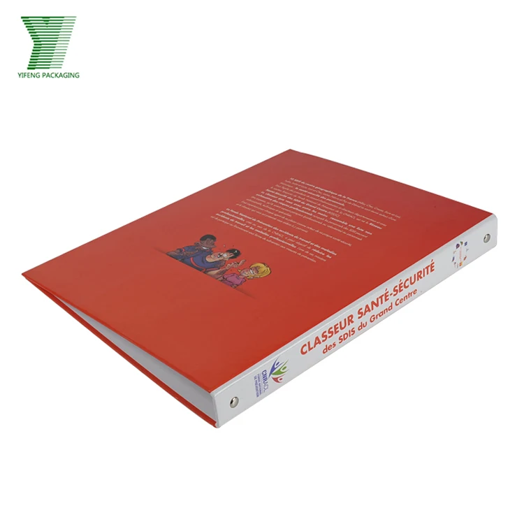 Custom A4 A5 Cardboard Planner Binder A5 Menu Mini Leather 3 Ring