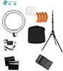 Battery Supply Photography Photo Studio Ring Light Kit 18" 55W Diva LED Ring Light with tripod Bluetooth Remote control