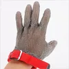 Factory direct supply stainless steel chain mail steel butcher glove meat processing