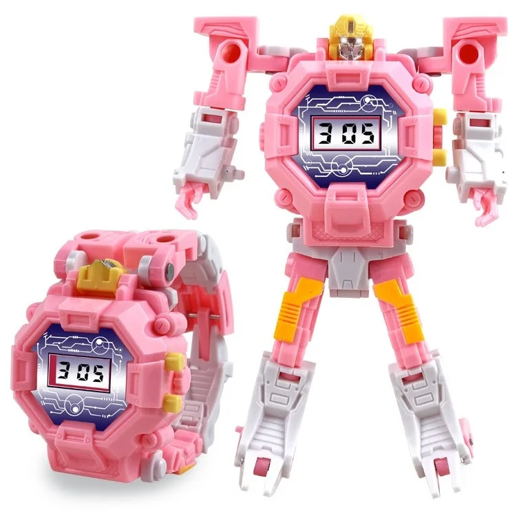 

Hot Fashion Novelty Shape-shifting Robot Digital Toy Watch