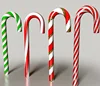 Colorful giant art ornaments resin life size candy cane sculpture for outdoor decoration