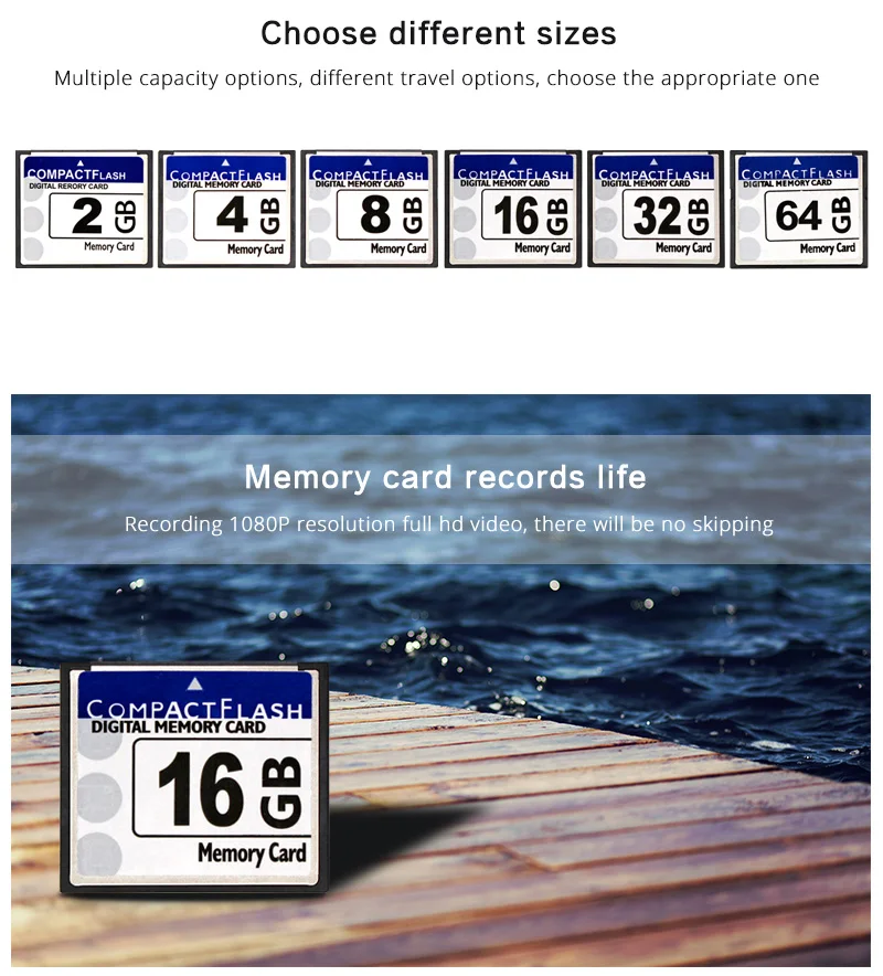 Factory Original Quality 2gb Cf Card Cf Memory Card Compact Flash