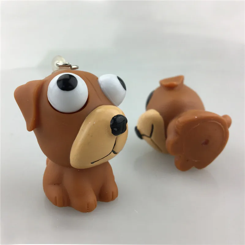 3d eyes popper sausage vinyl keychains custom squeeze hot dog