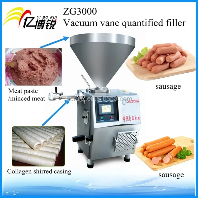 Automatic Commercial Sausage Making Machine Vacuum Meat Processing