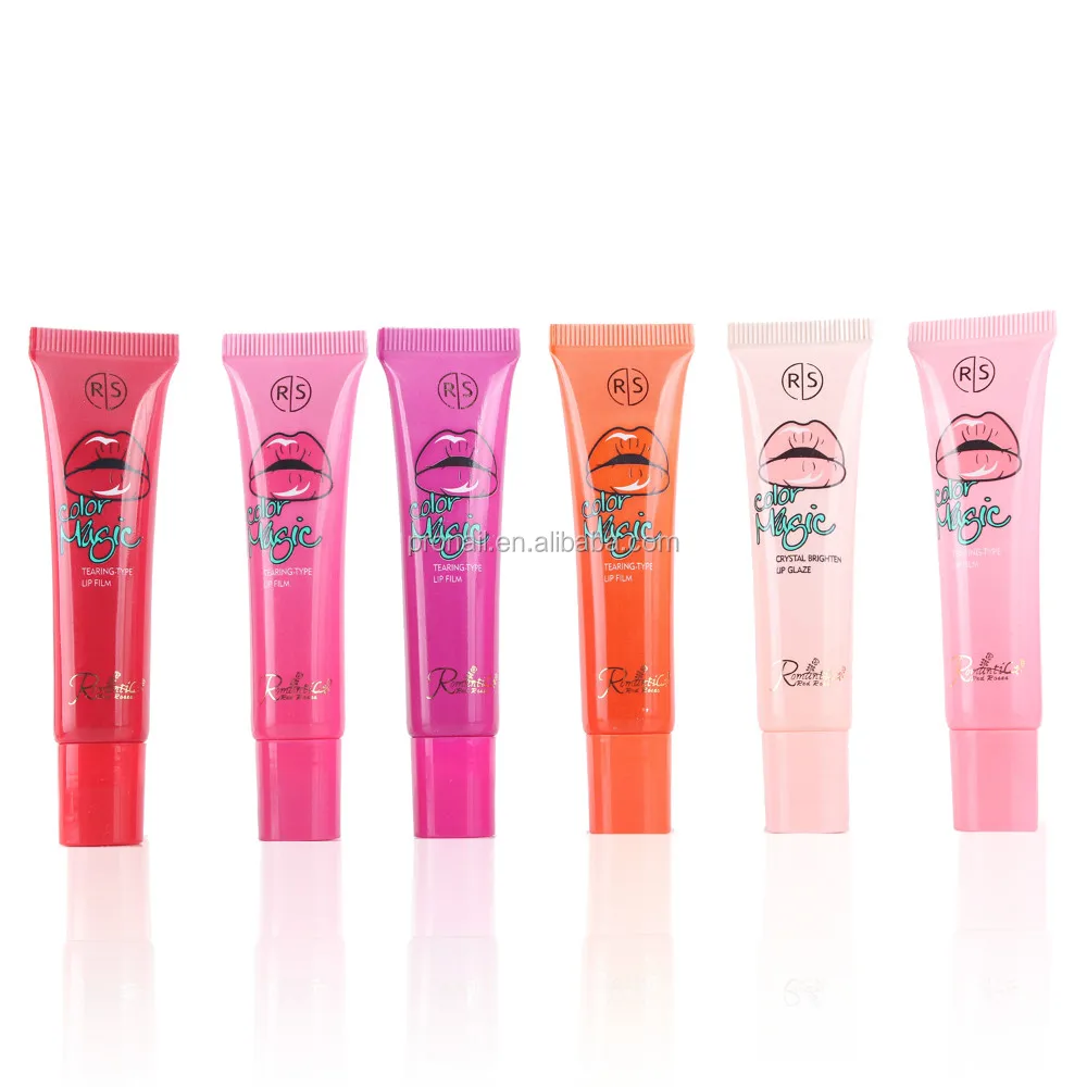 

Hot Selling Magic Color Lip Gloss Romantic Bear Lipstick Peel Off Lip Gloss, Cherry red;sexy red;lovely peach;watermelon;orange;rose red