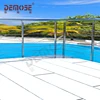 exterior stainless steel deck post handrail for balcony grill designs