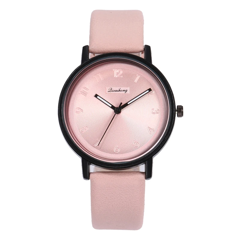 

Watch Women Cheap Classic Digital Ladies Leisure Watch Leather Strap Quartz Wristwatch (KKWT82082), As the picture