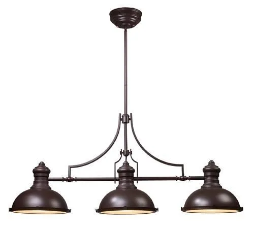 Billiards Pendant Lighting Fixture 3 Lights Wrought Iron Chandeliers Pool Table Island Lamp