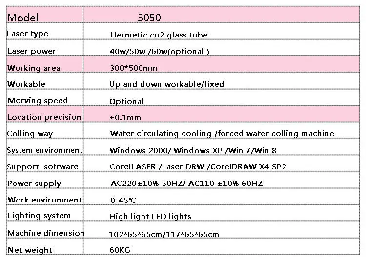 k40 laserdrw 3 settings