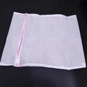 Image of 30x40cm polyester mesh fabric laundry bag lingerie washing bags