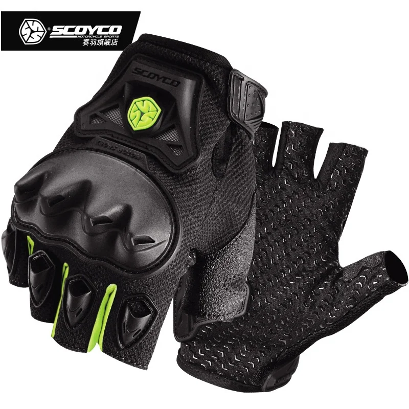 

Summer Motorcycle gloves Scoyco MC29D half finger Moto gloves Protective Motocross racing gloves guantes moto Motocicleta Luvas, Black;blue;red;green