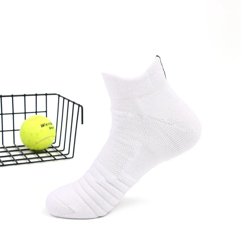 Towel Bottom Boat Shorts Socks Summer Sweat Breathable White Baseball Ankle Socks