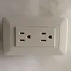 White ABS&PC double Socket Standard socket