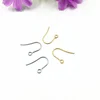 Hypo Allergenic Stainless Steel Earring Hook Stainless Steel Silver Earwires Fish Hooks Earrings Findings DIY Jewelry Makings