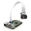 Wide Angle Fisheye Lens Night Vision Camera Adjustable-Focus Mode 5MP HD Webcam OV5647 1080p Video +IR Fill Light for Raspberry