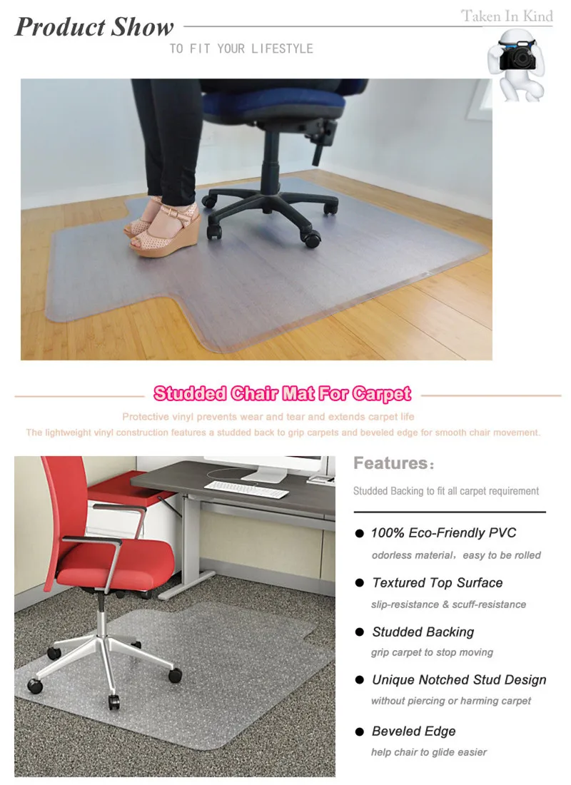 Waterproof Floor Mats for Hardwood Floors Clear Plastic Floor Chair Mats
