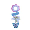 Promotion Customized 16 inch Felt Easter Hanging Decor Butterfly Rabbit Floral Indoor Easter Decoration 2018