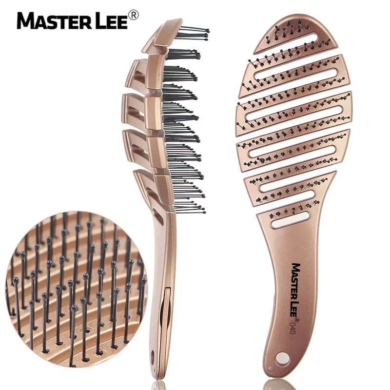 

Masterlee Brand hair comb High Quality Vent Brush Scalp Massage detangling hair brush, Picture