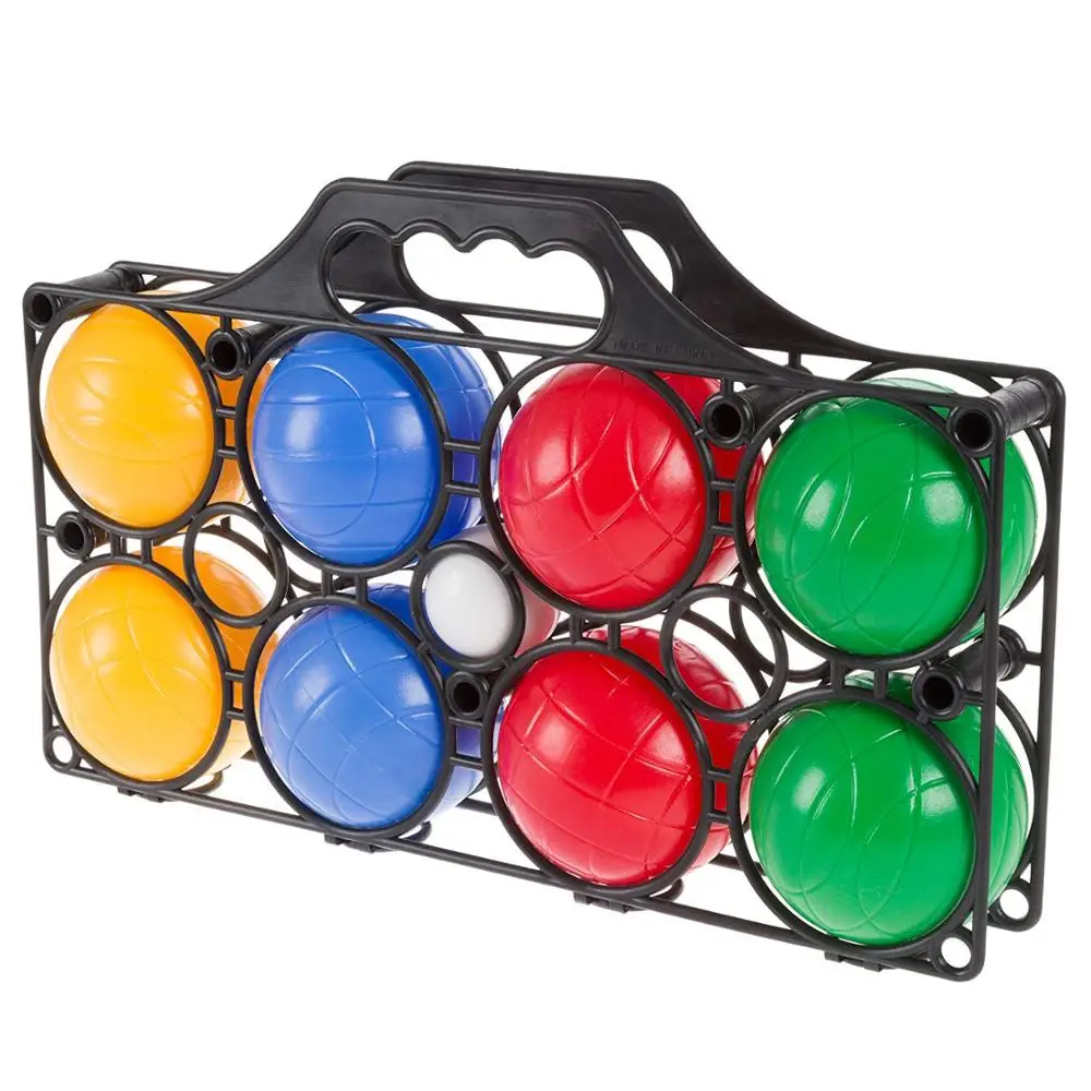 

bocce balls games set raffa stainless steel metal wooden soft fabric cross customized petanque leather boccia ball bocce ball