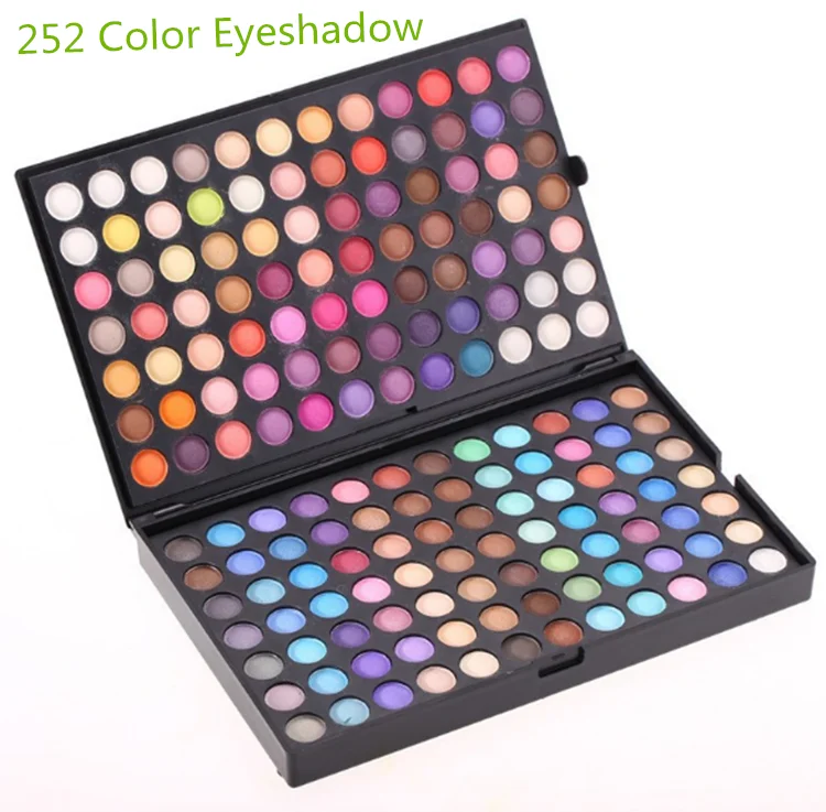

Eye Shadow Palette No Logo No Brand 252 Colors Eyeshadow Rainbow Makeup Color