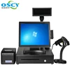 15 inch metal material pos system Windows 10/Android support all in one pos