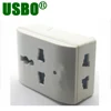 White 16A 250V computer power female plug eu type smart plug