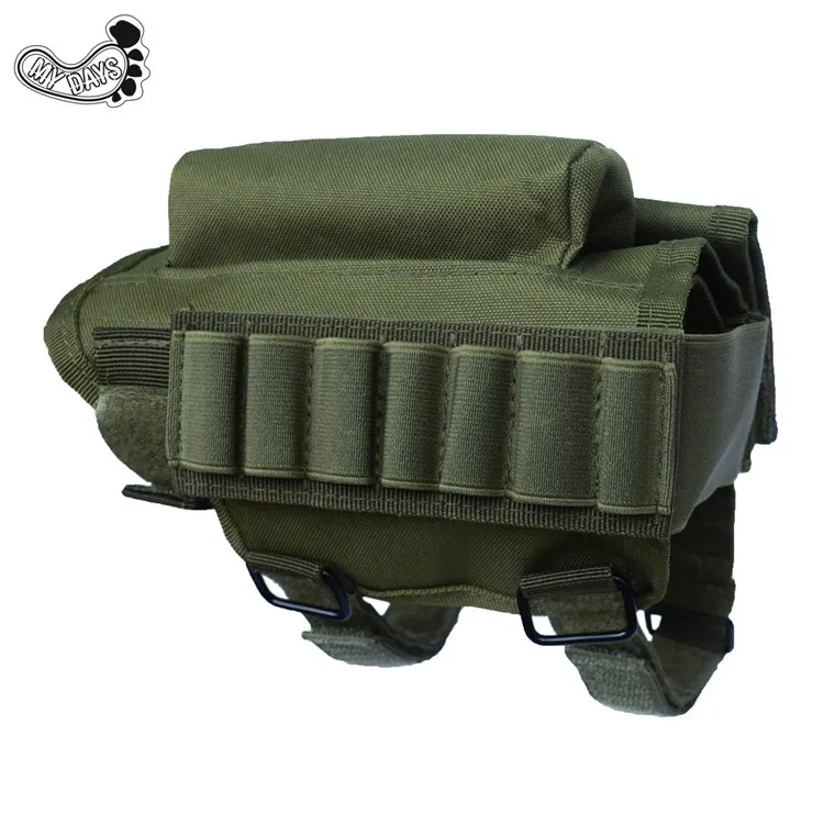 

Hunting Shooting Tactical Rifle Buttstock Rest With 7 Rifle Stocks Holder