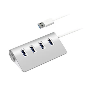 Aluminium 4 Port USB 3.0 Hub USB 3.0 Cable