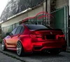 Premium Red Satin Chrome Vinyl Wrap With Air Bubble Free For Car Wrap foil Covering / coating New Car Wrap 1.52x20m