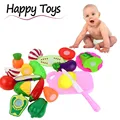High Quality 13PCS Cutting Fruit Vegetable Pretend Play Children Kid Educational Toy Birthday Present Free Shipping