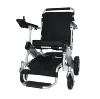 quickie folding power wheelchair makes travel easy with elevated leg rest