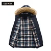 Plus velvet Plus thickening mens heavy winter jacket padded jacket