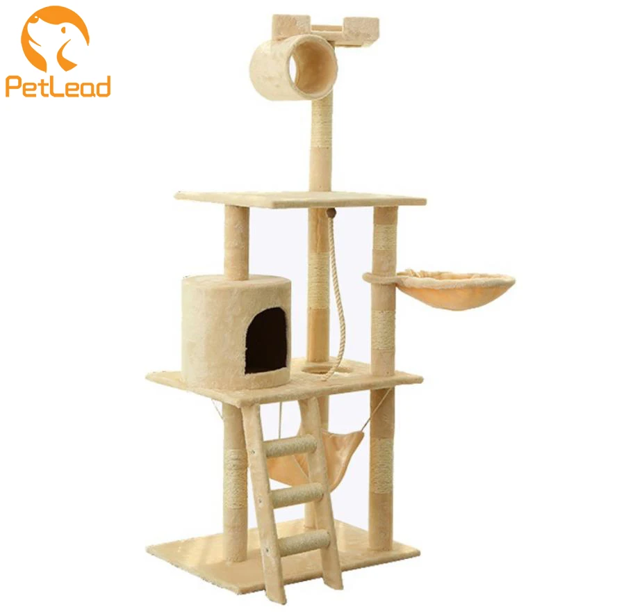 Cat Tree Toy Furniture Cat Activity Tree Purple Pet Toys Big Cat Tree