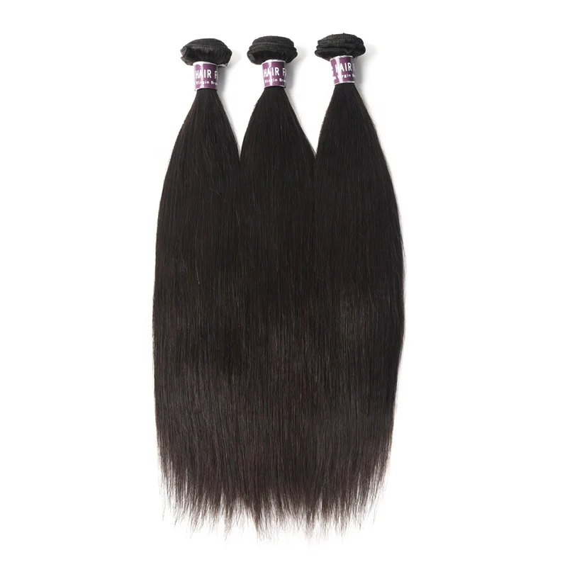 

Wholesale Virgin human cuticle aligned Hair brazilian straight hair weave bundle