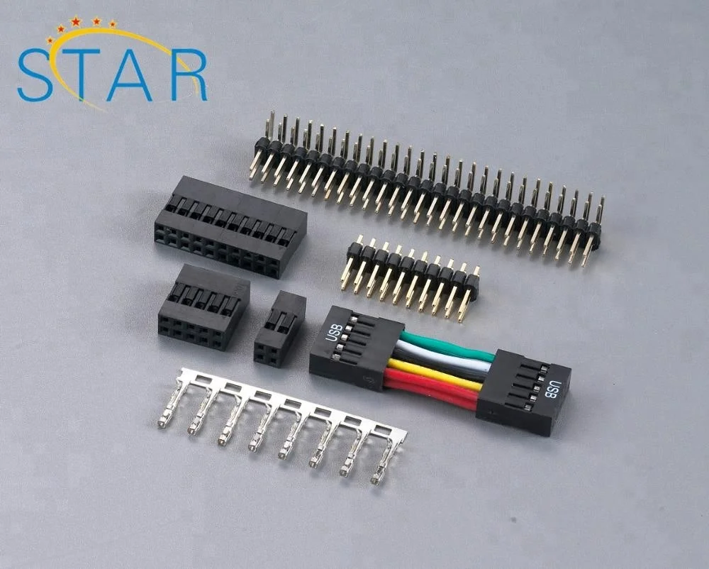 Dupont 2.54mm Pitch Double Row Connector Ic Socket Cable Assembly Buy