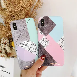 Geometric Marble iPhone X Cover