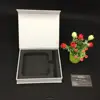 Plain white logo printing luxury design magnetic closure gift box with eva insert