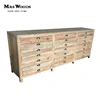 Country style farmhouse reclaimed wooden chest of drawers bedroom furniture
