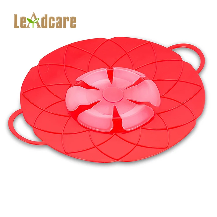 

Cooking Tools Flower Silicone lid Spill Stopper Silicone Cover Lid For Pan, Customized color