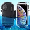 New Arrival PULUZ 40m/130ft Waterproof Diving Housing Photo Video Taking Underwater Cover Case for iPhone XS Max (Black)