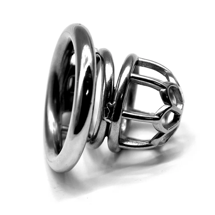 New 62mm 304 Stainless Steel The Bird Cage Chastity Cock Male Metal