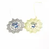 Free etching fully personalized car hanging ornament metal