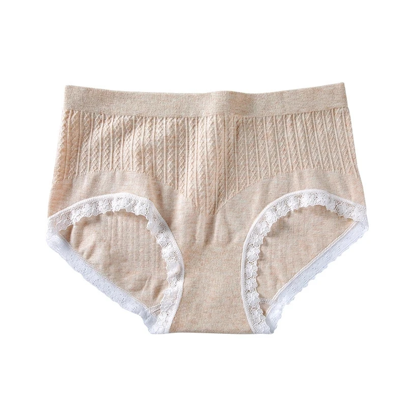 Amazon Hot Selling Pure Cotton Underwear Low Waist Women Lace Panties