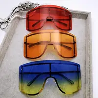 

2019 2547 Ins amazon Hot rimless bid frame sunglasses ,frameless visors ,ready to ship goggles