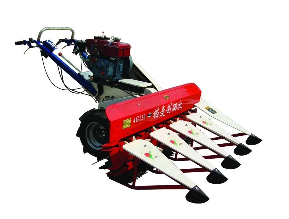 Miwell 4g150 Rice Reaper Harvester Machine Small Wheat Cutting Machine ...