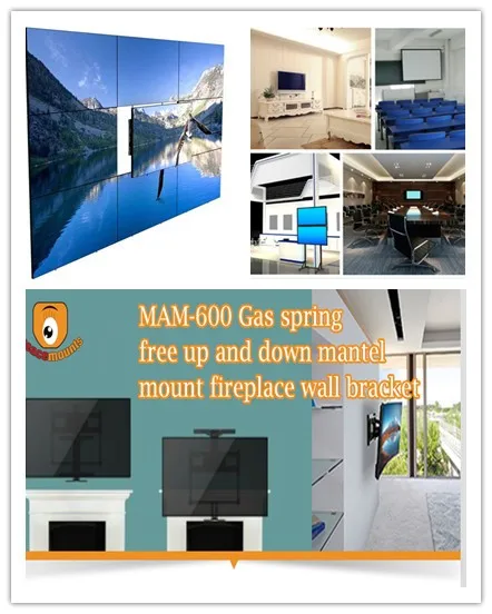 Best Seller Pull Down Full Motion Mantel Fireplace Tv Mount With