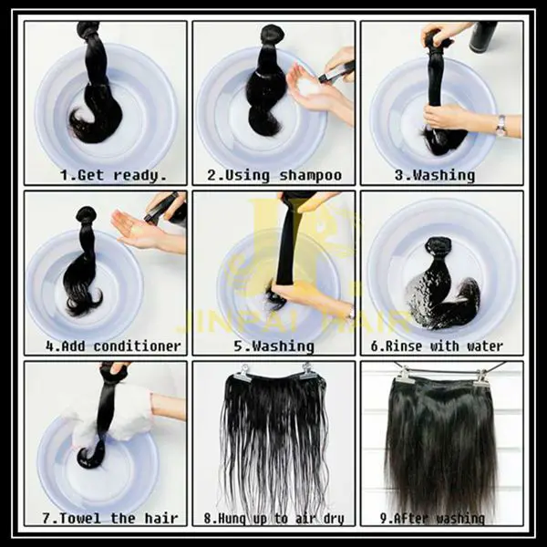 how to wash the hair__
