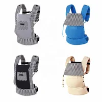 

China Factory Ergonomic Stretchy Cotton Newborn Carrier Backpack Baby Sling Wrap for Mom Dad